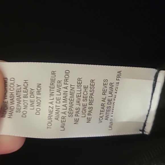 Julia Jordan Black Lace Blouson Jumpsuit Straight Wide Leg Illusion Neck - Picture 10 of 11